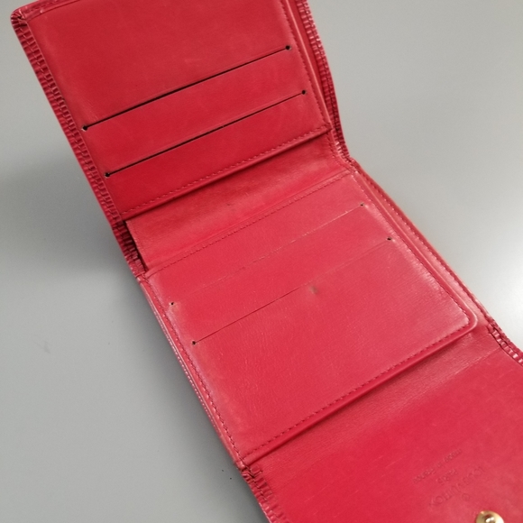LOUIS VUITTON Red Epi Portefeuille tresor wallet - Picture 5 of 16
